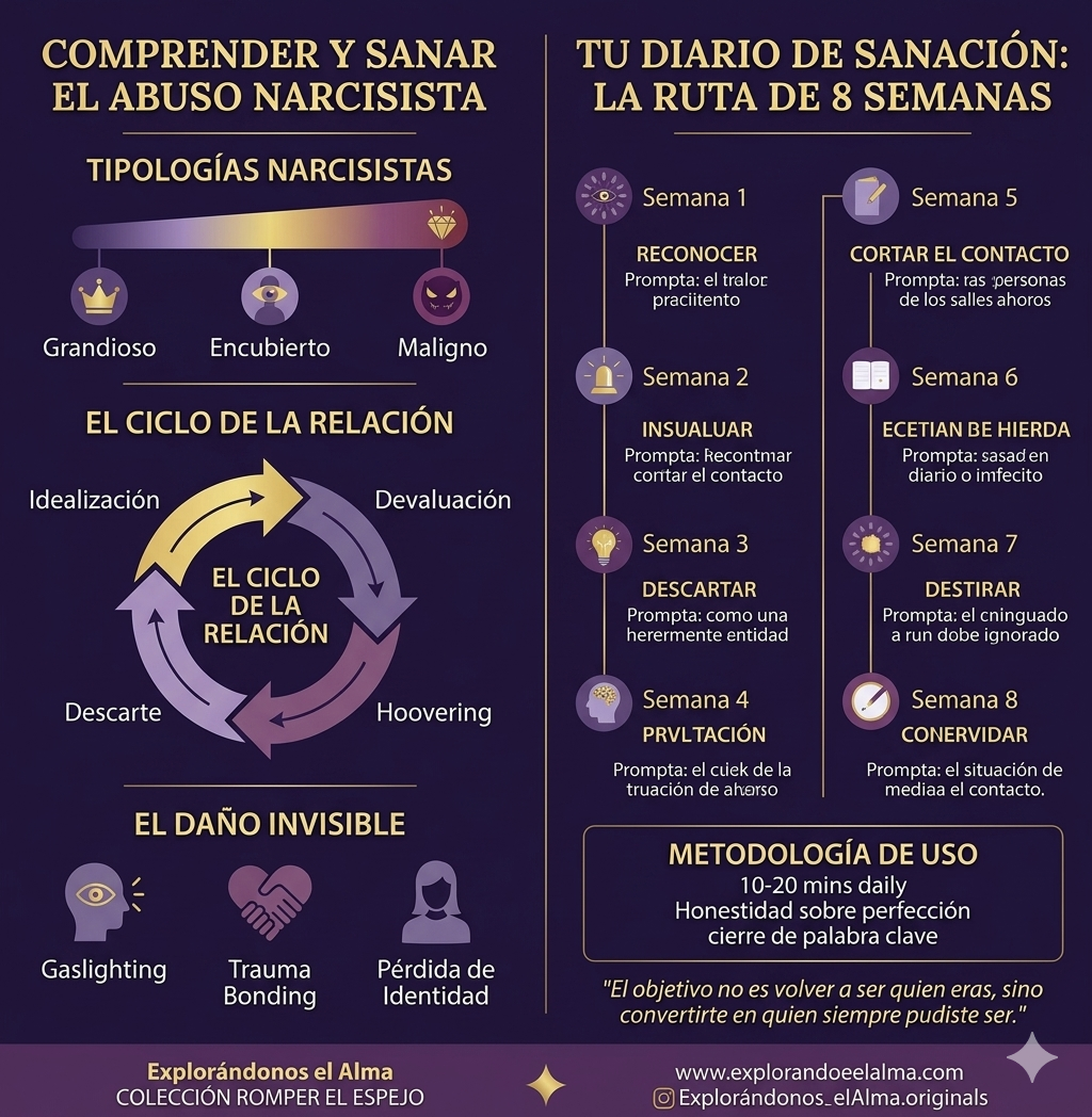 Diario Guiado de Sanación Emocional (PDF) – Romper el Espejo