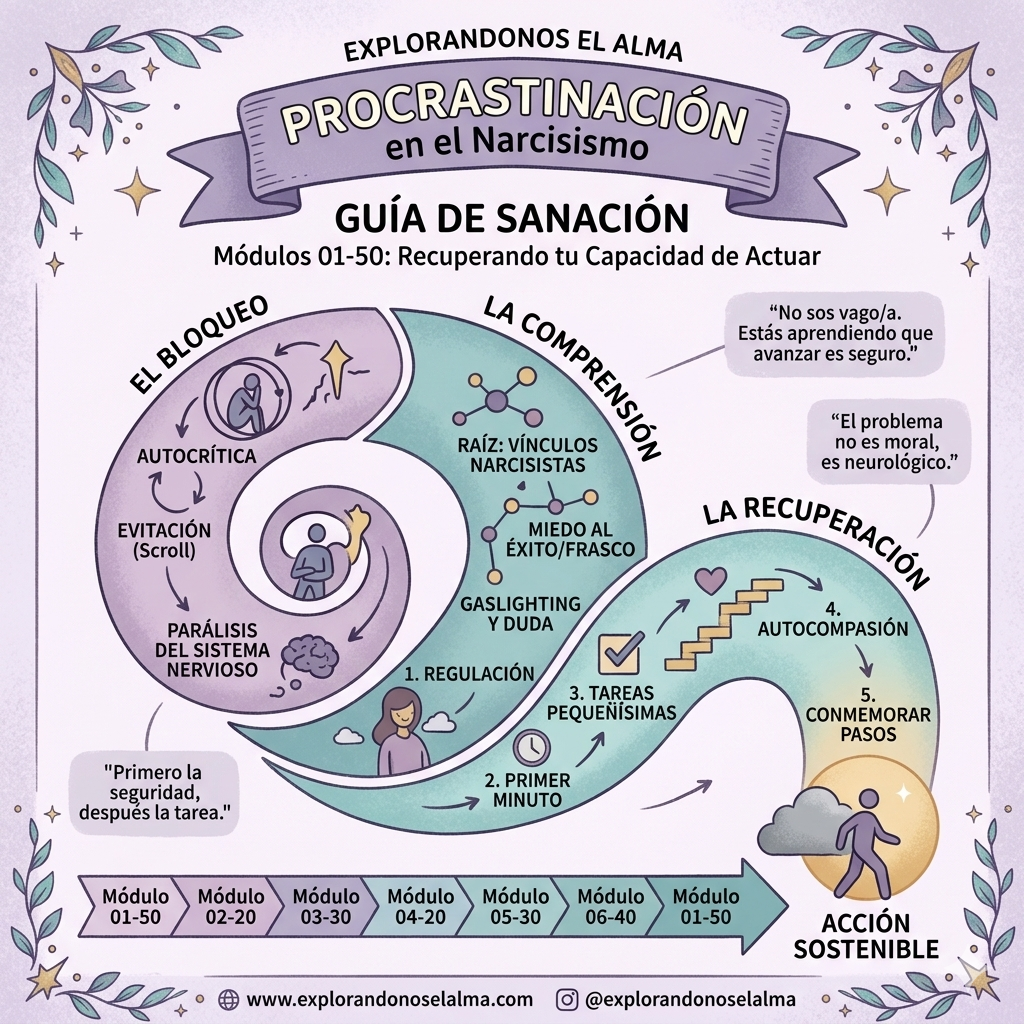 Procrastinación en el Narcisismo — ¿Por qué no podés empezar?